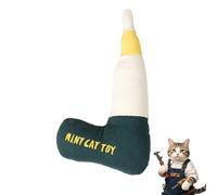 DAFORERAL Catnip Plush Tool Toy Set, Fun Repair Tool Design Cat Toys for Self-Play and Teething, Chew-Resistant Interactive Toys for Kittens and Adult Cats (electric drill)