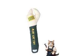 DAFORERAL Catnip Plush Tool Toy Set, Fun Repair Tool Design Cat Toys for Self-Play and Teething, Chew-Resistant Interactive Toys for Kittens and Adult Cats (wrench)
