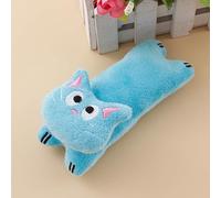 DAFORERAL Crinkle Cat Toy with Catnip, Plush Interactive Kitten Toy for Indoor Play, Soft Lying Posture Design, Self-Entertainment Cat Supplies (blue)