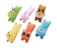 DAFORERAL Crinkle Cat Toy with Catnip, Plush Interactive Kitten Toy for Indoor Play, Soft Lying Posture Design, Self-Entertainment Cat Supplies (6 colors)
