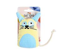 DAFORERAL Cute Animal Shape Catnip Chew Toy, Plush Interactive Kitten Toy for Indoor Play (Kitten)