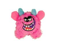 DAFORERAL Funny Ugly Plush Dog Toy Ball - Interactive Squeaky Bounce Toy with PP Cotton Filling, Stress Relief Chew & Play for Small, Medium & Large Dogs (Pink,Large)