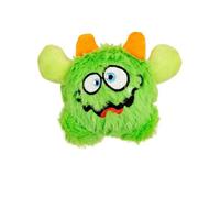 DAFORERAL Funny Ugly Plush Dog Toy Ball - Interactive Squeaky Bounce Toy with PP Cotton Filling, Stress Relief Chew & Play for Small, Medium & Large Dogs (Green,Small)
