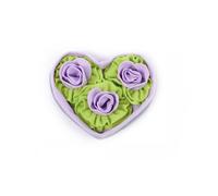 DAFORERAL Heart-Shaped Rose Snuffle Mat for Dogs and Cats, Washable Pet Nose Work Mat, Interactive Feeding Mat to Relieve Boredom and Stress (V11)