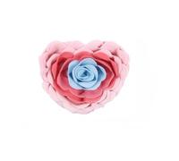 DAFORERAL Heart-Shaped Rose Snuffle Mat for Dogs and Cats, Washable Pet Nose Work Mat, Interactive Feeding Mat to Relieve Boredom and Stress (V12)
