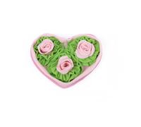 DAFORERAL Heart-Shaped Rose Snuffle Mat for Dogs and Cats, Washable Pet Nose Work Mat, Interactive Feeding Mat to Relieve Boredom and Stress (V10)
