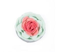 DAFORERAL Heart-Shaped Rose Snuffle Mat for Dogs and Cats, Washable Pet Nose Work Mat, Interactive Feeding Mat to Relieve Boredom and Stress (V13)