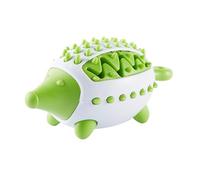 DAFORERAL Hedgehog Treat Dispensing Toy for Dogs - Interactive Food Puzzle, Chew Toy & Teeth Cleaning Ball - Durable TPR Material (Green)