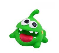 DAFORERAL Latex Dog Chew Toy, Squeaky Frog Toy for Dogs Durable Dental Care Training Companion Washable Latex Pet Toy 10cm (B)