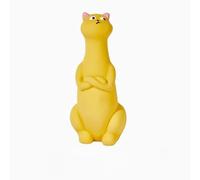 DAFORERAL Latex Squeaky Dog Toy, Chew Toy for All Breeds with Cute Animal Face, Soft Bite-Resistant Toy for Dogs Interactive and Stress Relief Play (V17)