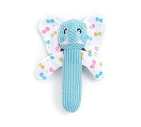 DAFORERAL Long Animal-Shaped Plush Pet Toy with Crinkle and Squeaker Sounds, Soft Pineapple Fleece Chew Toy for Cats and Dogs, Durable and Cuddly Kick Toys (elephant)