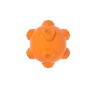 DAFORERAL Loud Squeaky Dog Toy, Triangle Ball Shape Chew Toy for Dogs, TPR Durable Interactive Pet Toy for Teeth Cleaning and Boredom Relief (A13)