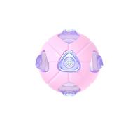DAFORERAL Loud Squeaky Dog Toy, Triangle Ball Shape Chew Toy for Dogs, TPR Durable Interactive Pet Toy for Teeth Cleaning and Boredom Relief (A07)