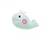 DAFORERAL Mini Plush Cat Toy with Catnip, Cute Animal-Inspired Design for Solo Play and Stress Relief - Soft, Durable, and Chew-Friendly (whale)