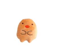 DAFORERAL Mini Squeaky Crinkle Dog Toy, Small Plush Sound Toys for Puppies and Cats, Cute Animal Shapes with BB Squeaker and Rattle Paper, Soft Chew Toy for Small Pets (Duckling (rattling sound))
