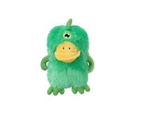DAFORERAL Monster Plush Chew Toy for Dogs, Durable Interactive Squeaky Sniffing Toy for Large Dogs, Fun Animal Design, Washable & Long-Lasting (green)