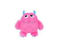 DAFORERAL Monster Plush Chew Toy for Dogs, Durable Interactive Squeaky Sniffing Toy for Large Dogs, Fun Animal Design, Washable & Long-Lasting (pink)