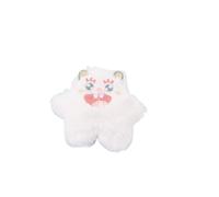 DAFORERAL Monster Shape Catnip Plush Toy, Interactive Cat Chew Toy Durable Scratch Resistant Pet Supplies for Cats Playtime and Self-Entertainment (White)