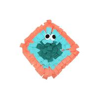 DAFORERAL Pet Snuffle Mat, Rabbit & Guinea Pig Interactive Puzzle Toy, Slow Feeding, Stress Relief, 32x32cm (A17)