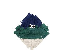 DAFORERAL Pet Snuffle Mat, Rabbit & Guinea Pig Interactive Puzzle Toy, Slow Feeding, Stress Relief, 32x32cm (A01)