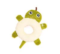DAFORERAL Plush Circle Animal Squeaky Dog Toy, Interactive Tug-of-War Toy for Small Dogs and Boredom Relief (V4)