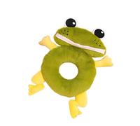 DAFORERAL Plush Circle Animal Squeaky Dog Toy, Interactive Tug-of-War Toy for Small Dogs and Boredom Relief (V2)