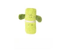 DAFORERAL Plush Dog Toy with Squeaker, Cute Potted Plant Design for Puppies and Small Dogs, Soft Durable Chew Toy for Indoor Play, Rolls Easily to Encourage Chasing (A3)