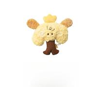 DAFORERAL Plush Dog Toy with Squeaker, Cute Potted Plant Design for Puppies and Small Dogs, Soft Durable Chew Toy for Indoor Play, Rolls Easily to Encourage Chasing (A2)