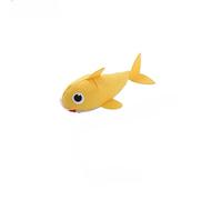 DAFORERAL Plush Shark Cat Toy with Catnip and Crinkle Paper, Durable Linen Fabric for Kicking and Chewing - Soft and Engaging Self-Play Cat Toy (V5)