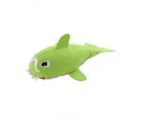 DAFORERAL Plush Shark Cat Toy with Catnip and Crinkle Paper, Durable Linen Fabric for Kicking and Chewing - Soft and Engaging Self-Play Cat Toy (V1)