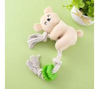 DAFORERAL Squeaky Dog Toy - Durable & Chew-Resistant Plush Toy for Puppies, Small Dogs, and Cats - Sloth & Koala Design - Interactive and Fun (Beige Koala)
