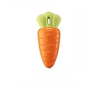 DAFORERAL Squeaky Vegetable Dog Toy, Cute Carrot Corn Eggplant Design for Small Dogs Puppy Teething Chew and Self-Play Training (carrot)