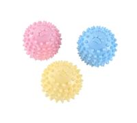 DAFORERAL Super Durable Chew Ball for Dogs & Cats - Teeth Cleaning & Training Toy - No Squeak, 3-Pack (6CM)