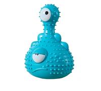 DAFORERAL TPR Monster Dog Toy with Squeaker, Durable Chew Toy for Teeth Cleaning, Funny Design Interactive Toys for Dogs, Soft Textured Surface (V 8)