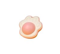 DAFORERAL Wall-Mounted Cat Chew Toy, Rotating Catnip Ball with Paw Design, Stress Relief Lick Toy for Indoor Cats and Kittens (pink)