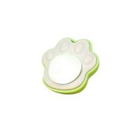 DAFORERAL Wall-Mounted Cat Chew Toy, Rotating Catnip Ball with Paw Design, Stress Relief Lick Toy for Indoor Cats and Kittens (green)