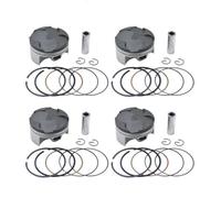 DAFSXZQR 4 Set Motorcycle Cylinder Bore Piston Rings Full 67mm 67.25mm 67.50mm STD To Plus 50 Compatible With CBR600 F5 CBR600RR(4 Set 67mm)