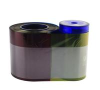 DAFSXZQR Compatible 535000-003 YMCKT Color Ribbon 500 Prints Printer Supplies Compatible With Datacard CP40 CP40 Plus CP60 CP60 Plus CP80 CP80 Plus For Part Number 535000-003
