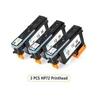 DAFSXZQR Printhead Compatible With 72 C9380A C9383A C9384A Compatible with Use With Designjet T1100 T1120 T1200 T1300 T610 T770 T790 T795 72 Printer Models(HP72-1 SET)