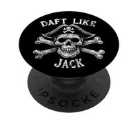 Daft Like Jack Pirate Distressed Print PopSockets Adhesive PopGrip