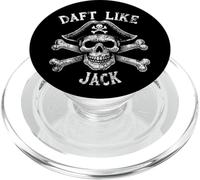 Daft Like Jack Pirate Distressed Print PopSockets PopGrip for MagSafe