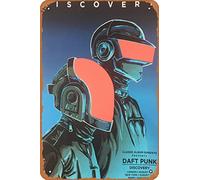 Daft Punk - 2016 Poster Discovery Regular ed. S/AP Retro Metal Tin Vintage Sign 12 X 8 Inch Wall Decor