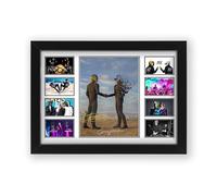 Daft Punk Signed Poster Print - Limited Edition Autograph Fan Gift - Collectible Memorabilia Merchandise (Framed A3 (30x40cm))