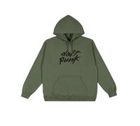 Daft Punk Women's Dp Retail Classic Logo Hoodie Army Green Sweatshirt, M