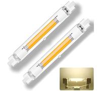 DafuDaGui R7s Bulb 118mm led dimmable, 30W R7s led Bulb 118mm Equivalent J118 300W Halogen Bulbs, Natural White 4000K 3000LM, Flicker-Free, 360° Light Angle, Energy Saving Floodlight Bulbs, 2 Pack