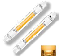DafuDaGui R7s Bulb 118mm led dimmable, 30W R7s led Bulb 118mm Equivalent J118 300W Halogen Bulbs, Warm White 3000K 3000LM, Flicker-Free, 360° Light Angle, Energy Saving Floodlight Bulbs, 2 Pack