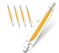DafuDaGui R7s LED Bulb 78mm Dimmable, 10W Equivalent 100W Halogen Bulbs J78, Cold White 6000K 1000LM, Flicker-Free 360° Beam, Energy Saving Floodlight for Garage, 4 Pack