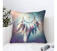 DAFUfbw Dream Catcher Cushion Cover 50x50cm, Dream Snare Throw Pillow Case Home Decorative for Men/Women Living Room Bedroom Sofa Chair