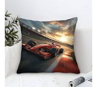 DAFUfbw Formulaa Racing Cushion Covers 45x45cm, Racing Car Throw Pillow Covers Decorative Pillows Covers for Sofa Bed Livingroom
