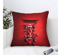 DAFUfbw Microfiber Formulaa Racing Cushion Covers 40x40cm, Soft Decorative Dusky Pink Throw Pillow Cases, Pit Stop Pillowcases with Invisible Zipper for Home Couch Sofa Bed